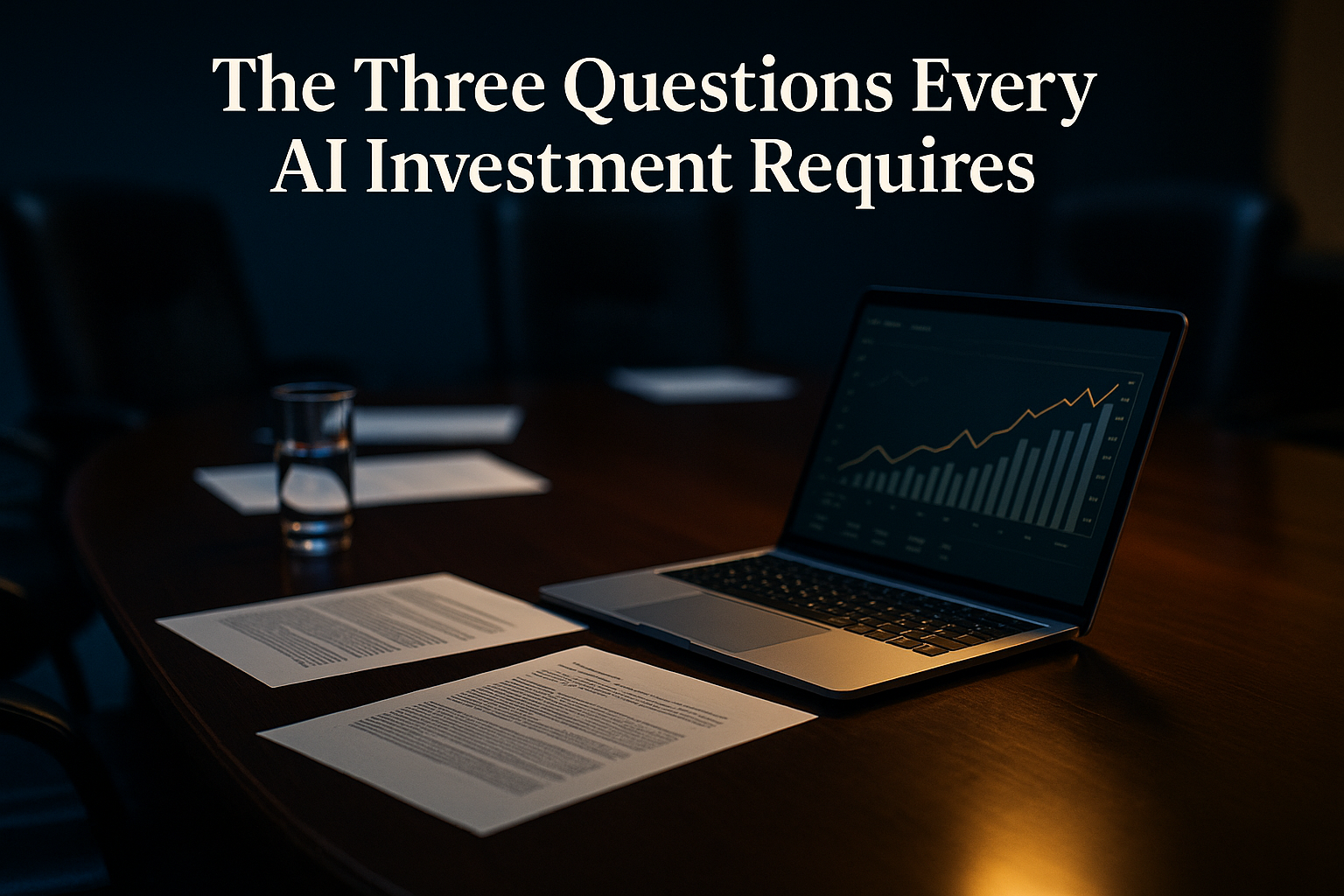 The Three Questions Every AI Investment Requires