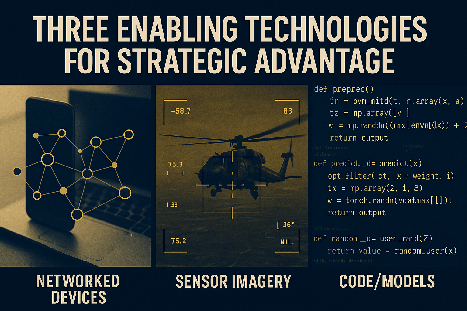 Three Enabling Technologies for Strategic Advantage